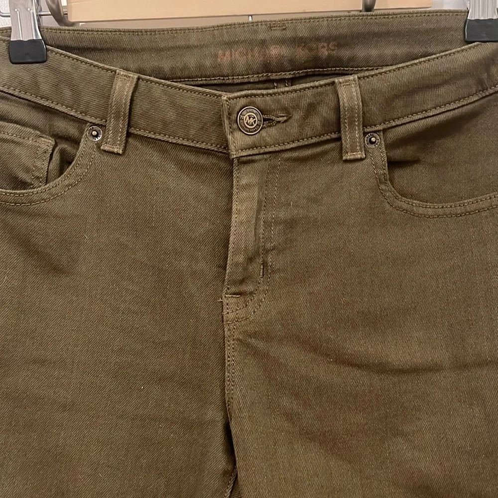 Michael Kors Green Skinny Jeans